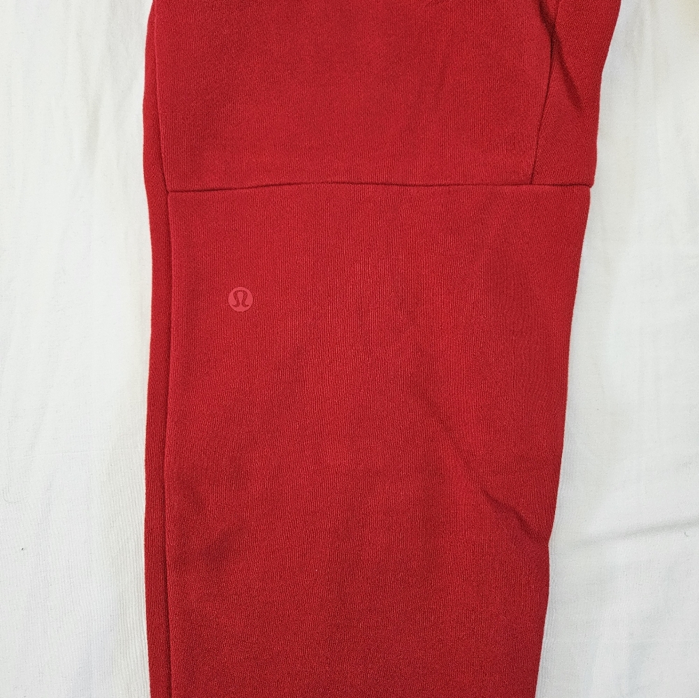 Lululemon Classic Fit Fleece Jogger CLCN College Crimson Pants Men's Size XLarge - Picture 6 of 9